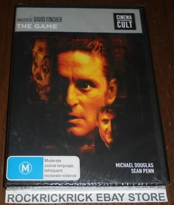 THE GAME DVD CINEMA CULT (MICHAEL DOUGLAS, SEAN PENN) REGION 4 BRAND NEW - Picture 1 of 2