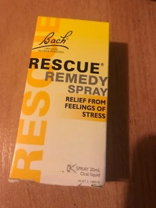 1 X BACH RESCUE REMEDY SPRAY - RELIEF FROM FEELINGS OF STRESS -BNIB 20ML - Bild 1 von 2