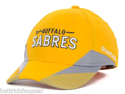 Buffalo Sabres Reebok M252Z NHL Pro Shape Practice Flex Fit Hockey Cap Hat - Image 1 of 4