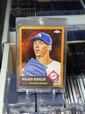 2022 Topps Chrome Platinum Anniversary #11 Walker Buehler Orange /25