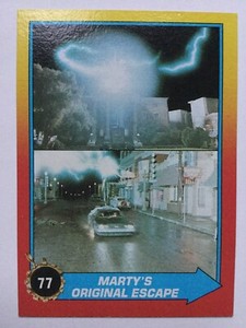 Topps Back To The Future Part II 2 Trading Card 77 Marty’s Original Escape