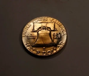 1952 Franklin Half Dollar * Gem BU Toned * Better Date * 90% Silver * XH130 - Picture 1 of 2