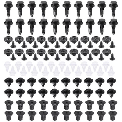 100PCS For Toyota Corolla iM Matrix Push Rivets Bumper Wheel Arch Moulding Clips Foto 1 de 4