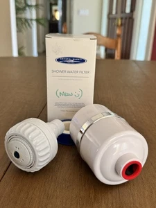 Crystal Quest New Shower Water Filter w/ new shower head - Picture 1 of 7