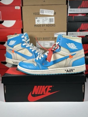 Size 12M - Jordan 1 Retro OG x Off-White High UNC - Clean - Ships Same Day - Image 1 of 4