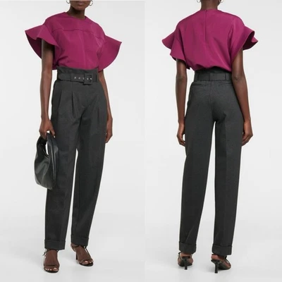Victoria Victoria Beckham VVB High-Rise Pleated Women’s Pants Size M rrp360$ - Image 1 of 4