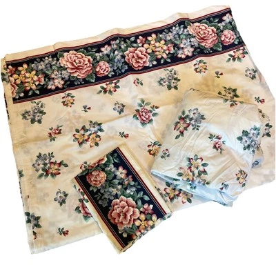 Juego de sábanas dobles florales WestPoint Stevens de colección planas, ajustadas, funda de almohada multicolor Foto 1 de 4