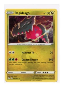 Regidrago Kosmos Holo 124/203 Holo Rare Pokemon TCG - Bild 1 von 2