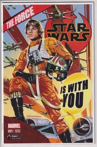 STAR WARS #1 MARVEL COMICS GAME STOP EXCLUSIVE VARIANT COVER - Picture 1 of 2