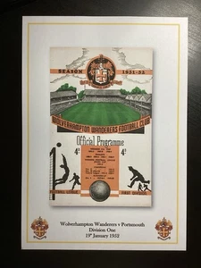 1951-52 Wolverhampton Wanderers v Portsmouth Division 1 Programme PRINT - Picture 1 of 1