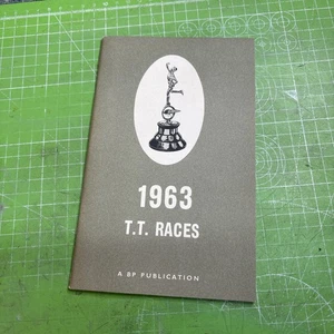 ISLE OF MAN TT RACES - BP 1963 PUBLIKATION PB BUCH - 56 SEITEN (9S) - Bild 1 von 3