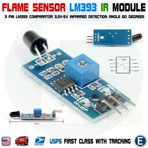Módulo de control receptor infrarrojo IR sensor de detección de llama para Arduino LM393 - Imagen 1 de 1