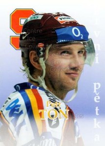 2007-08 Czech HC Sparta Praha Team Issue #30 Petr Ton