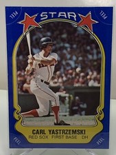 1981 Fleer Star Stickers Carl Yastrzemski Baseball Cards #13