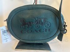 Coach Camera Bag with Horse and Carriage - Gunmetal / Forest
