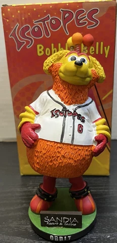 Albuquerque Isotopes Mascot Orbit Bobblehead Bobble Belly Cover
