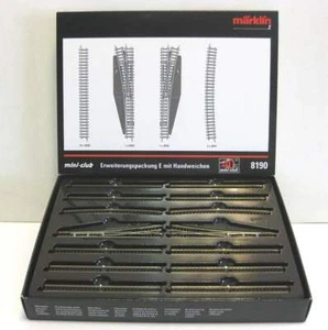 Marklin Z 8190 - E Extension Set with Manual Turnouts - NEW - Picture 1 of 1