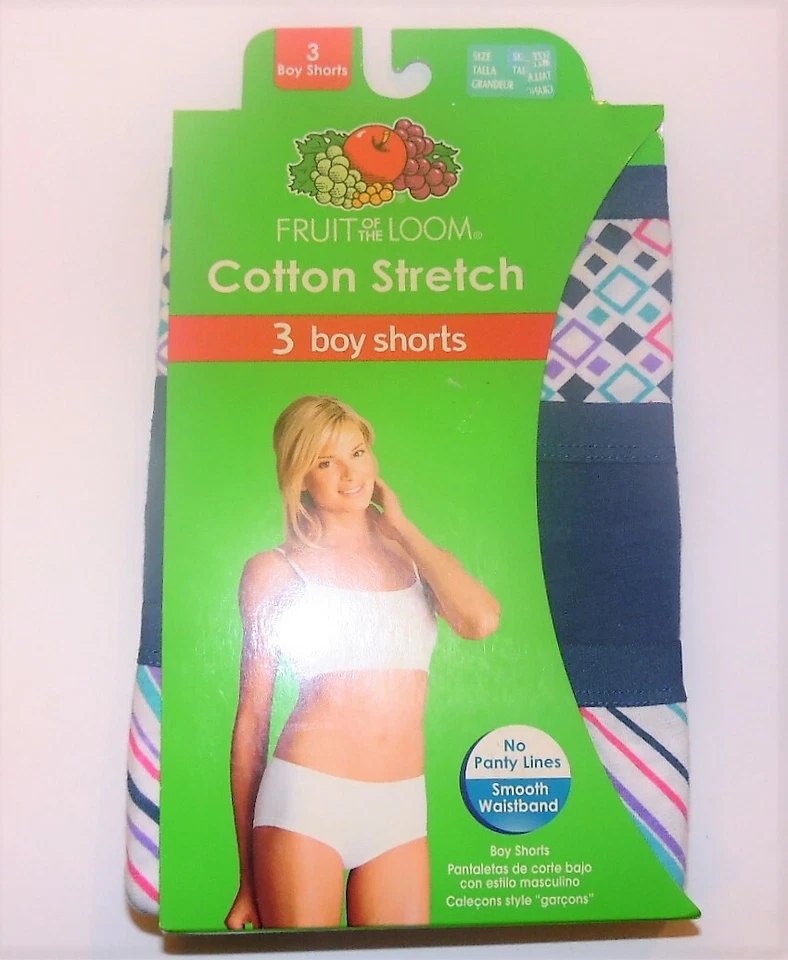 Fruit of the Loom Mujer 3pk Niño Pantalones Cortos Ropa Interior Varios Tamaños y Colores Nuevo en Paquete Foto 1 de 1