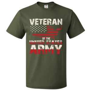 Short Sleeve VETERAN T-Shirt: "Veteran of the United States Army" (P04) - Picture 1 of 4