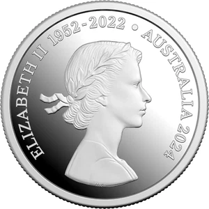 2024 AUSTRALIA FIVE CENT FINE SILVER PROOF 5c IN CAPSULE LYREBIRD - Picture 1 of 2