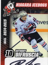 2014/15 Niagara IceDogs Autographs - ANTHONY DIFRUSCIA