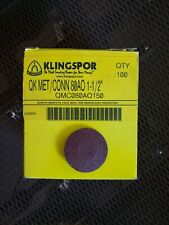 Klingspor QMC080AO150 1-1/2" Sanding Pad Disc QTY 100