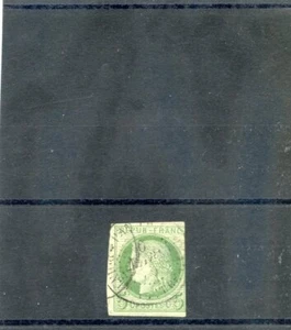 GUADELOUPE, FORERUNNER (YT 17)F-VF 5c GREEN/AZURE, POINTE-A-PITRE, 10MAY79 $300 - Picture 1 of 1