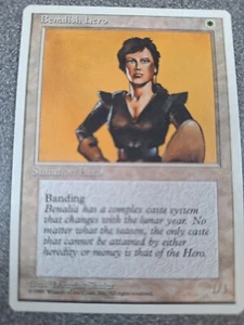 Magic the Gathering Card g111- Benalish Hero unknown set  - Picture 1 of 1