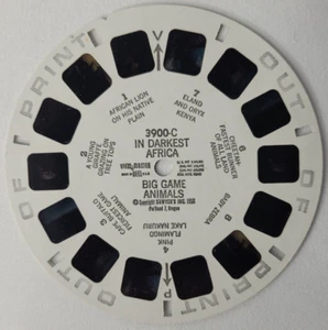 1956 View-Master In Darkest Africa Big Game Animals Rolle 3900C - Bild 1 von 1