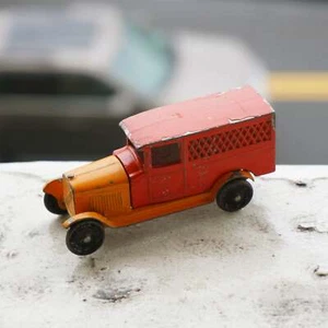 1927 Antique Diecast TOOTSIETOY Red and Orange Chevrolet Screen Side Del Truck - Picture 1 of 6