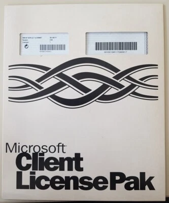 Microsoft Windows NT Client License Pak WNT SVR CLT 4.0 DE – Original versiegelt - Bild 1 von 2