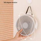 Rotation USB Battery Purpose Table Fan Rechargeable