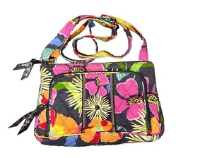 Bandolera Vera Bradley Estampado Floral Talla 6H X 10L Correa Ajustable Tela - Imagen 1 de 11