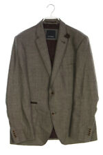 ROY ROBSON virgin wool blazer Epaulettes 54 brown