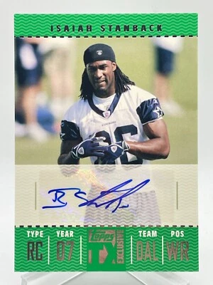 Isaiah Stanback 2007 Topps TX Exclusive Excellence Autograph #FTA-IS Auto - Image 1 of 2