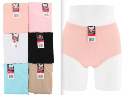 Lote 2-6 Bragas Control Abdomen Mezcla Algodón Calzoncillos Talla S M L XL 2XL 3XL 4X 38608 Foto 1 de 4