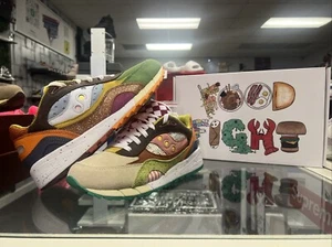 SAUCONY SHADOW 6000 FOOD FIGHT GR. US 9 DEADSTOCK !! *Spitzentaschen nicht befestigt** - Bild 1 von 8
