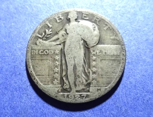 1927-S Standing Liberty Quarter Good - Picture 1 of 2
