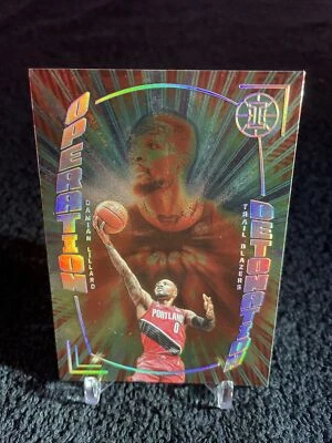 2021-22 Panini Illusions - Operation Detonation Orange #32 Damian Lillard - Image 1 of 2