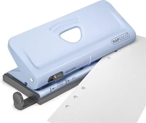 Rapesco 1323 Adjustable 6-Hole Organiser/Diary Punch, 10 Sheet Capacity, Powder - Picture 1 of 40