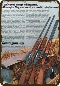 1977 Remington 1100 870 3200 über/unter Schrotflinte DEKORATIVE NACHBILDUNG METALLSCHILD - Bild 1 von 1