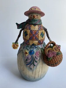 Heartwood Creek Winter’s Promise Snowman Figurine by Jim Shore, 112245 - Picture 1 of 5