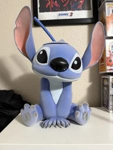AMC 2025 Lilo & Stitch Disney Movie Flocked Popcorn Bucket & Drink Sipper - Picture 1 of 5