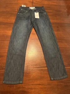 NWT Paper Denim & Cloth Big Boys Slim Straight Jean Belted Isaiah Size 8 - Picture 1 of 6