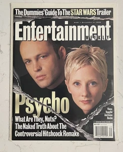 Entertainment Weekly Dec 1998 Vince Vaughn Anne Heche Psycho MINT - NO LABEL - Picture 1 of 1