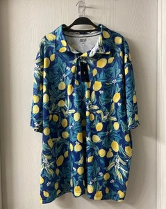 NWT IZOD Saltwater Polo Shirt Men's 3XB Performance Fishing UPF 30 MSRP $60 - Picture 1 of 7