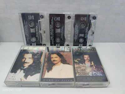 Yanni Lot of 3 Cassette Tapes: LIVE AT THE ACROPOLIS, IN MY TIME, DARE TO DREAM - Image 1 of 2