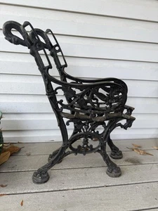 SET BRILANT CAST IRON BENCH ENDS LOW COUNTRY HISTORIC DESIGN CHARLESTON BATTERY - Picture 1 of 7