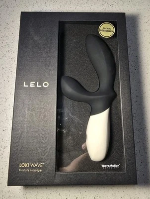 Masajeador de próstata LELO Loki Wave obsidiana negro NUEVO EN CAJA  Foto 1 de 2