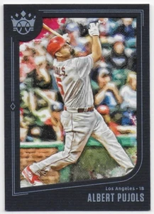 2019 Diamond Kings Blue Frame #115 Albert Pujols SP - Los Angeles Angels - Picture 1 of 2